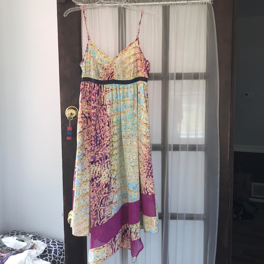 Flowy tie dye colored sundress
